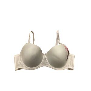 Sofra Intimates White Underwire Bra Full Support With 3 Hooks Sz 42C  - NEW